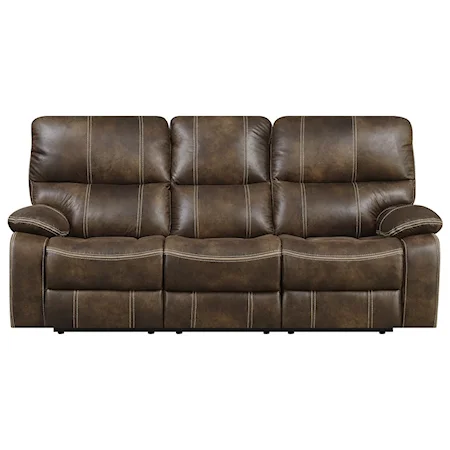Casual Power Reclining Sofa with USB Charging Port